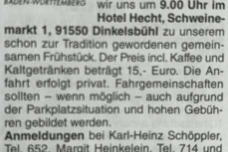 Einladung