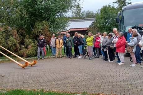 Beeindruckender Empfang