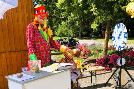 VdK Stand mit Glücksrad