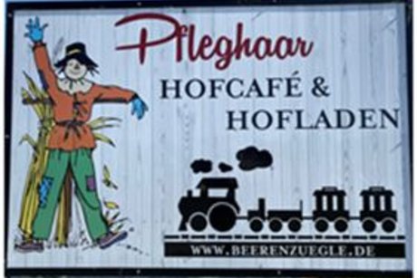 Schild Hofcafé Pfleghaar