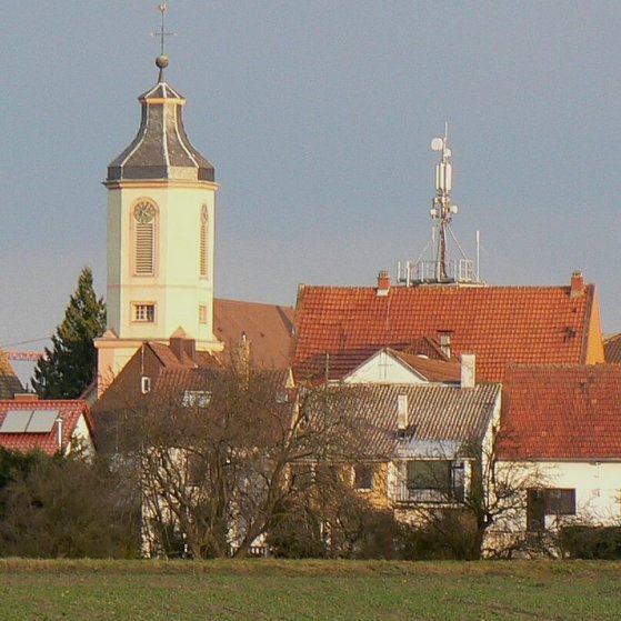 Silhouette von Altlußheim