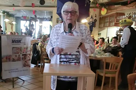 Begrüßung der 1.Vorsitzenden Elisabeth Strobel