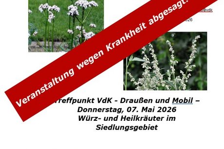 Absage - Treffpunkt VdK - Drau&szlig;en und Mobil