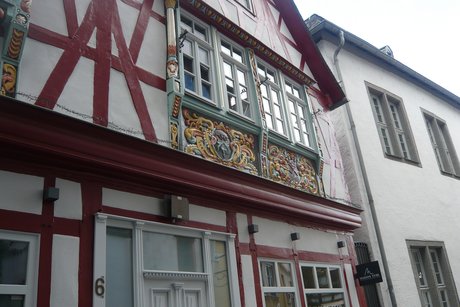 Saniertes Fachwerkhaus