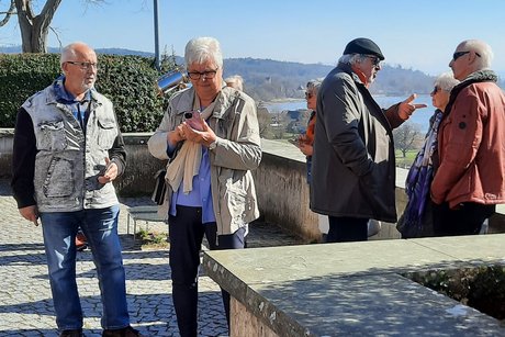 VdK'ler auf dem Vorplatz Kloster Birnau