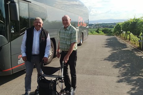 auch der Rolli kommt mit