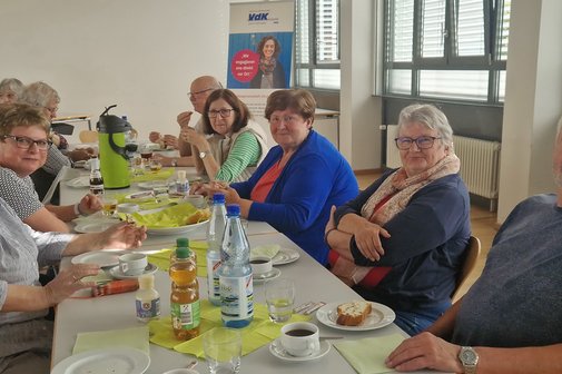 gemütliche Runde bei der Hauptversammlung