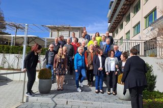 Gruppenfoto der Teilnehmer des Marketing-Workshop in St. Georgen