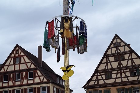 Und ein sch&ouml;n geschm&uuml;ckter Narrenbaum