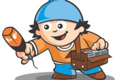 Ein sich nach vorn beugendes Reporter-Mainzelm&auml;nnchen mit Mikrofon und geschultertem Aufnahmeger&auml;t