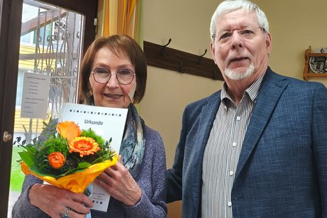 Ehrung f&uuml;r langj&auml;hrige Mitgliedschaft