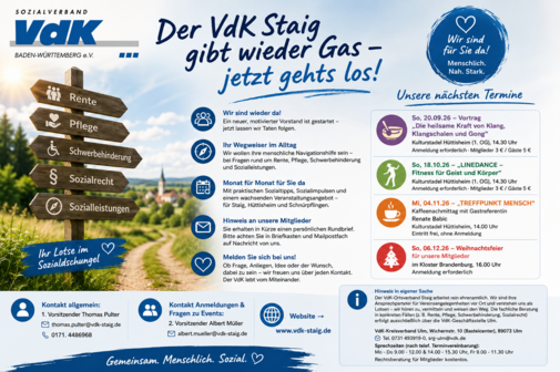 KI-Bild: Staig gibt Gas, Wegweiser, Hinweise