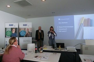 Andrea Pfennig und Frank Stroh Referenten des Basisseminars