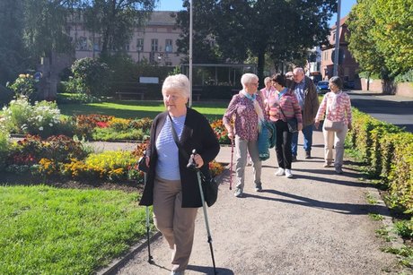 Bei bestem Wetter sind wir auf dem Weg zum Spessartmuseum in Lohr am Main