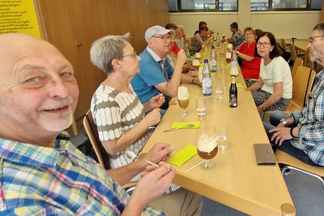 Der Eiskaffee sorgte für Kühlung von innen