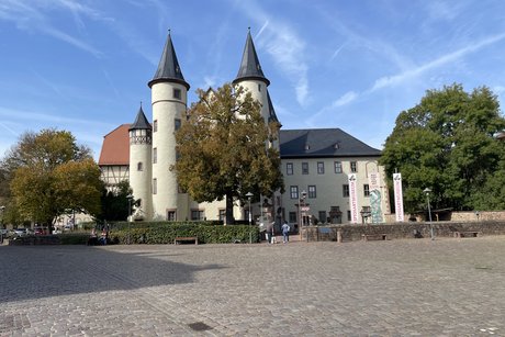 Ansicht des Schneewittchen Schlosses in Lohr