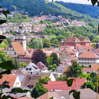 Blick auf Künzelsau