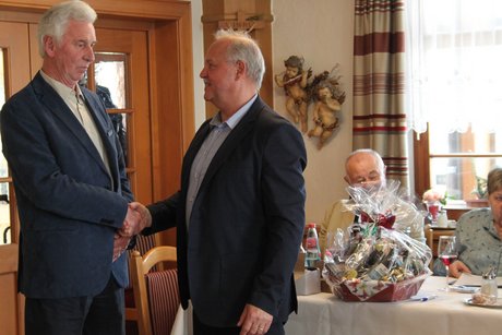 Kurt Metzger mit Hans-Jürgen Ohmke Verabschiedung von Herrn Ohmke