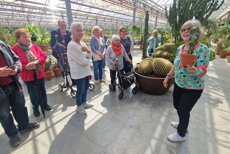 Interssante Führung im Kakteenland