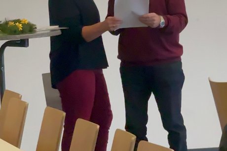 BM Hoffmann und Ulrike Feldt