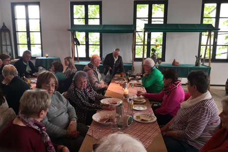 Abschlußessen im Brauhaus der Distelhäuser Brauerei