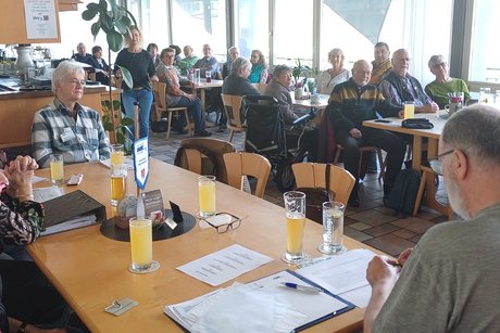 Fast volles Haus in der Alten Schussen bei der Mitgliederversammlung.