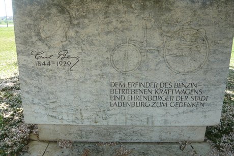 Gedenkstein Carl Benz Gedenkstein Carl Benz