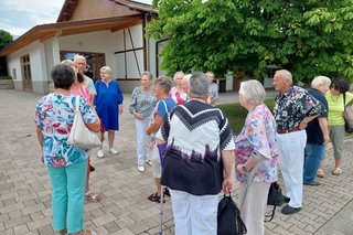 Ankunft am Sommerfest