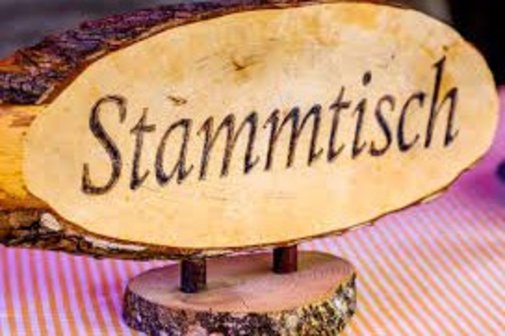 Schild Stammtisch Stammtisch