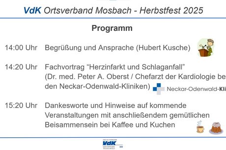 Herbstfest 2025 Herbstfest 2025 - Programm