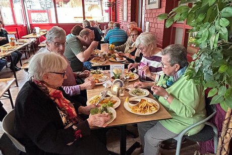 Mittagspause im "St&ouml;vchen"