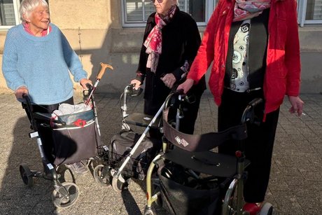 Die drei Rollator-Damen