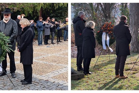 Volkstrauertag/Totensonntag,Kranzniederlegung