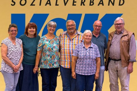 Die Vorstandschaft des VdK M&ouml;rsch bei der Mitgliederversammlung. Frau Nicole Klein (Schriftf&uuml;hrerin) konnte leider diesmal nicht dabei sein.