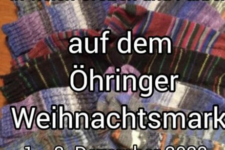 Sockenverkauf auf dem Weihnachtsmarkt Öhringen