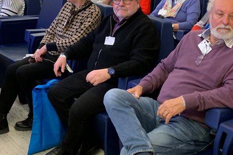 Beim Vortrag von Andreas Glück. Beim Vortrag von Andreas Glück.