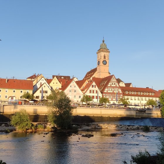 N&uuml;rtingen mit Stadtkirche St. Laurentius