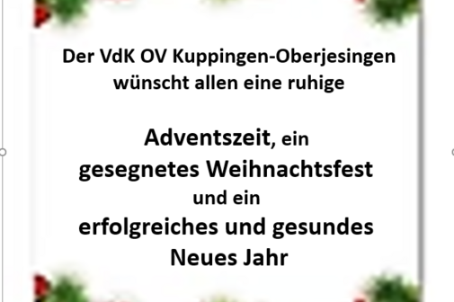 Weihnachts- und Neujahrsgr&uuml;&szlig;e