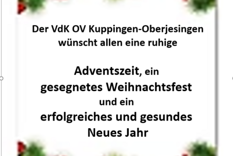Weihnachts- und Neujahrsgr&uuml;&szlig;e