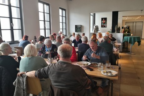 Abschlußessen im Brauhaus der Distelhäuser Brauerei