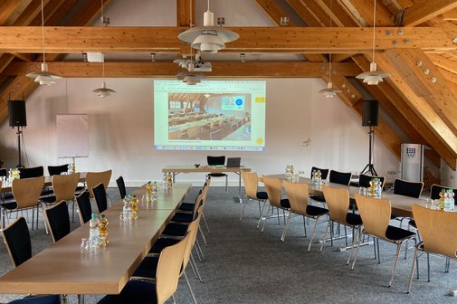 Blick in den Bürgersaal Oftersheim
