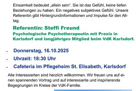 Einsamkeit im Alter