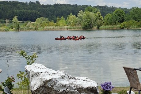 Ausblick vom "S&uuml;dsee "wo wir unsere Veranstaltungen haben