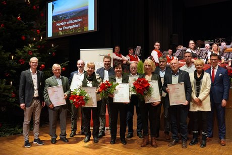 Ehrungsfeier - B&uuml;rgermedaille