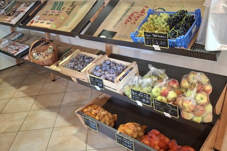 Obst im Hofladen
