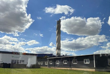 Thyssen Testturm Rottweil von Weitem