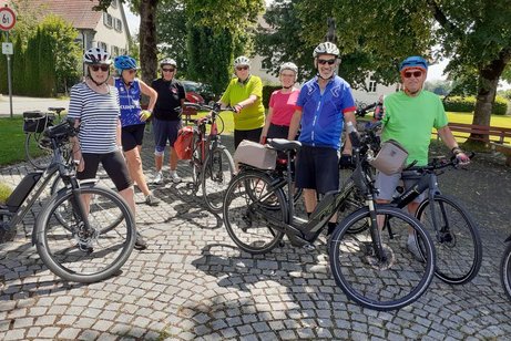 Stopp zur Trinkpause in Diepoldshofen