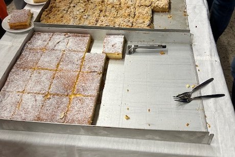 frisch gebackener Kuchen