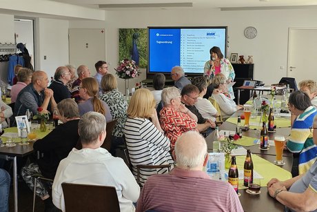 VdK Ortsverband Burgrieden Versammlungen im Brunnencafe im Wohnpark Burgrieden
