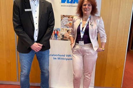 Thomas Steinhäusler, AOK Ulm-Biberach + Renate Babic, Kreisverbandsvorsitzende